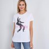 Clearance Zuiki Italia T-Shirt ' Let'S Rock ' Bianco