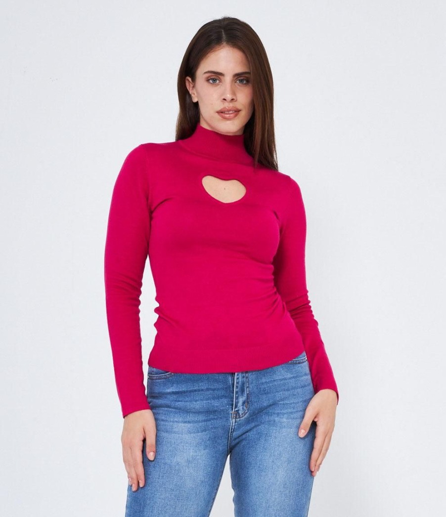 Hot Zuiki Italia Maglia Con Cut Out A Cuore