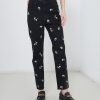 Best Zuiki Italia Jeans Con Fiori Ricamati Nero