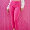 Clearance Zuiki Pantaloni Barbie Modello Cigarette Fuxia