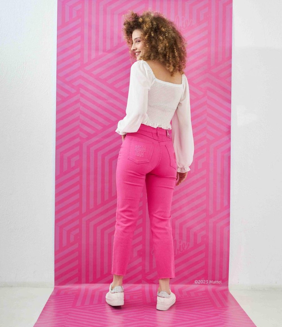 Clearance Zuiki Pantaloni Barbie Modello Cigarette Fuxia