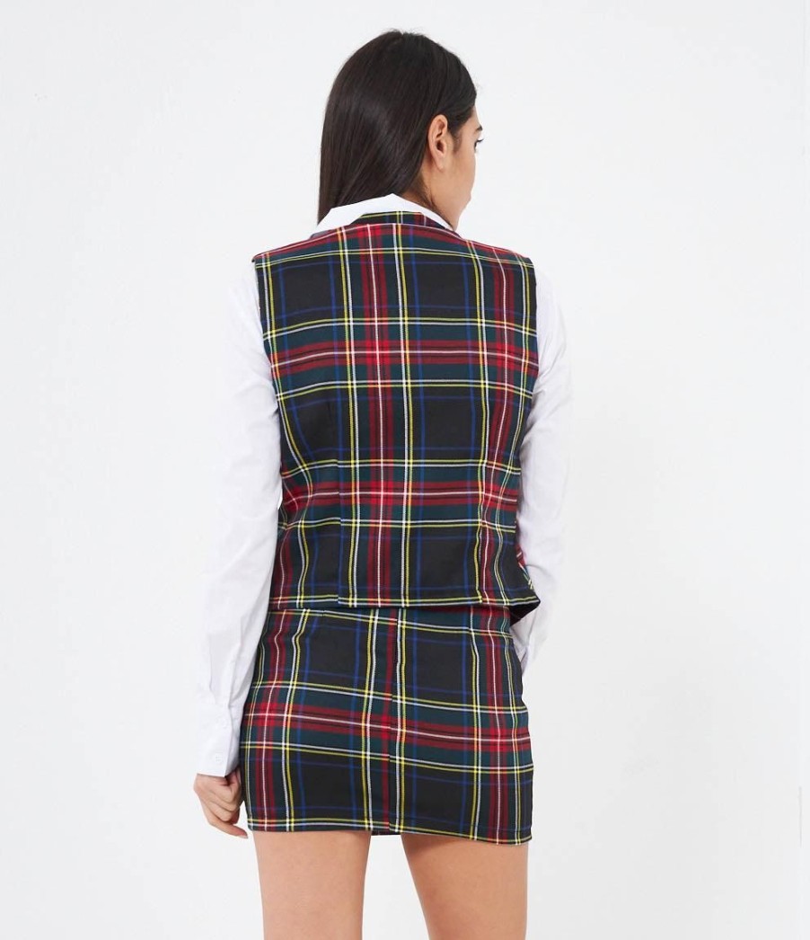 Online Zuiki Gilet Tartan