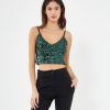 Online Zuiki Top Crop In Paillettes