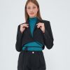 Hot Zuiki Blazer Crop A Intreccio