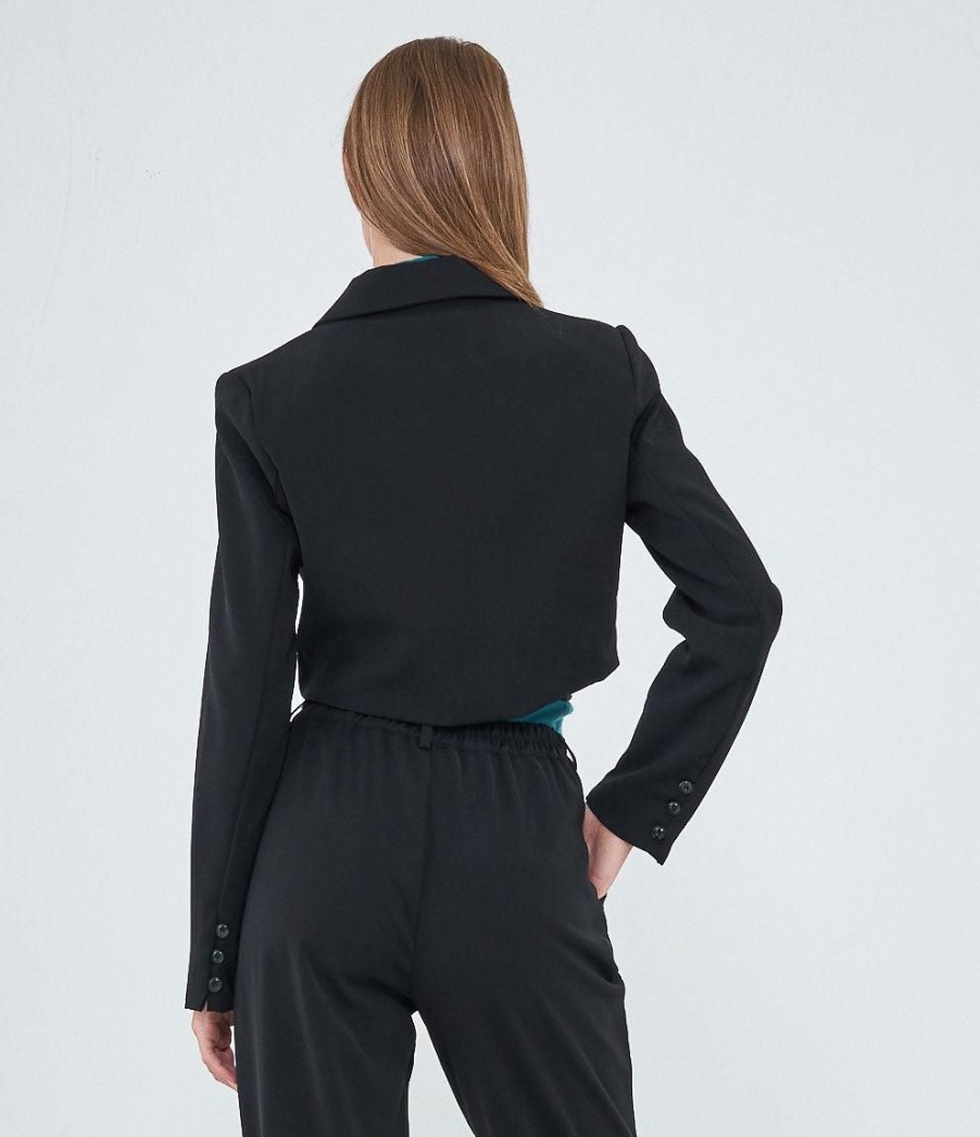 Hot Zuiki Blazer Crop A Intreccio