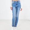 Clearance Zuiki Italia Jeans Con Strass Sul Fondo Blue Medio