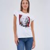 Clearance Zuiki Italia T-Shirt M. Monroe Bianco