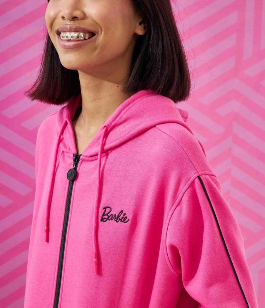 Online Zuiki Felpa Barbie Con Ricamo Fuxia