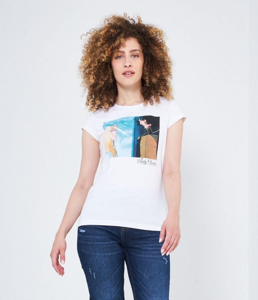 Best Zuiki Italia T-Shirt Lady Oscar Bianco