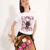 Online Zuiki Italia T- Shirt 'Emily In Paris' Bianco