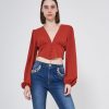 Best Zuiki Casacca Crop Con Scollo Profondo