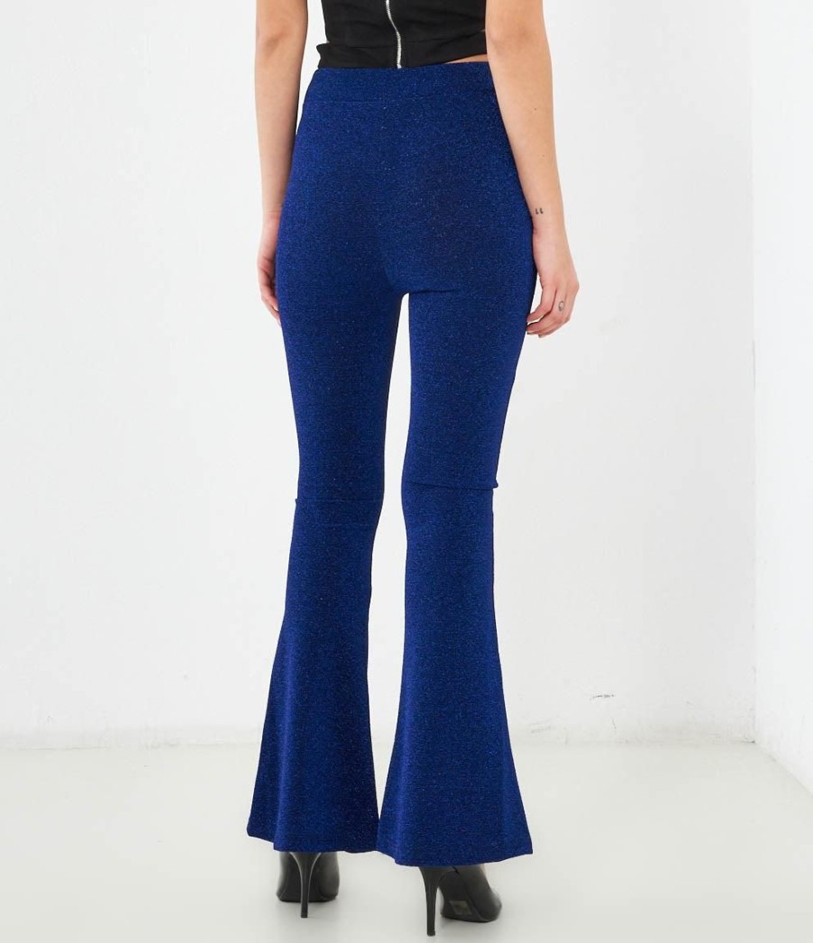 Hot Zuiki Pantaloni Lurex Flare