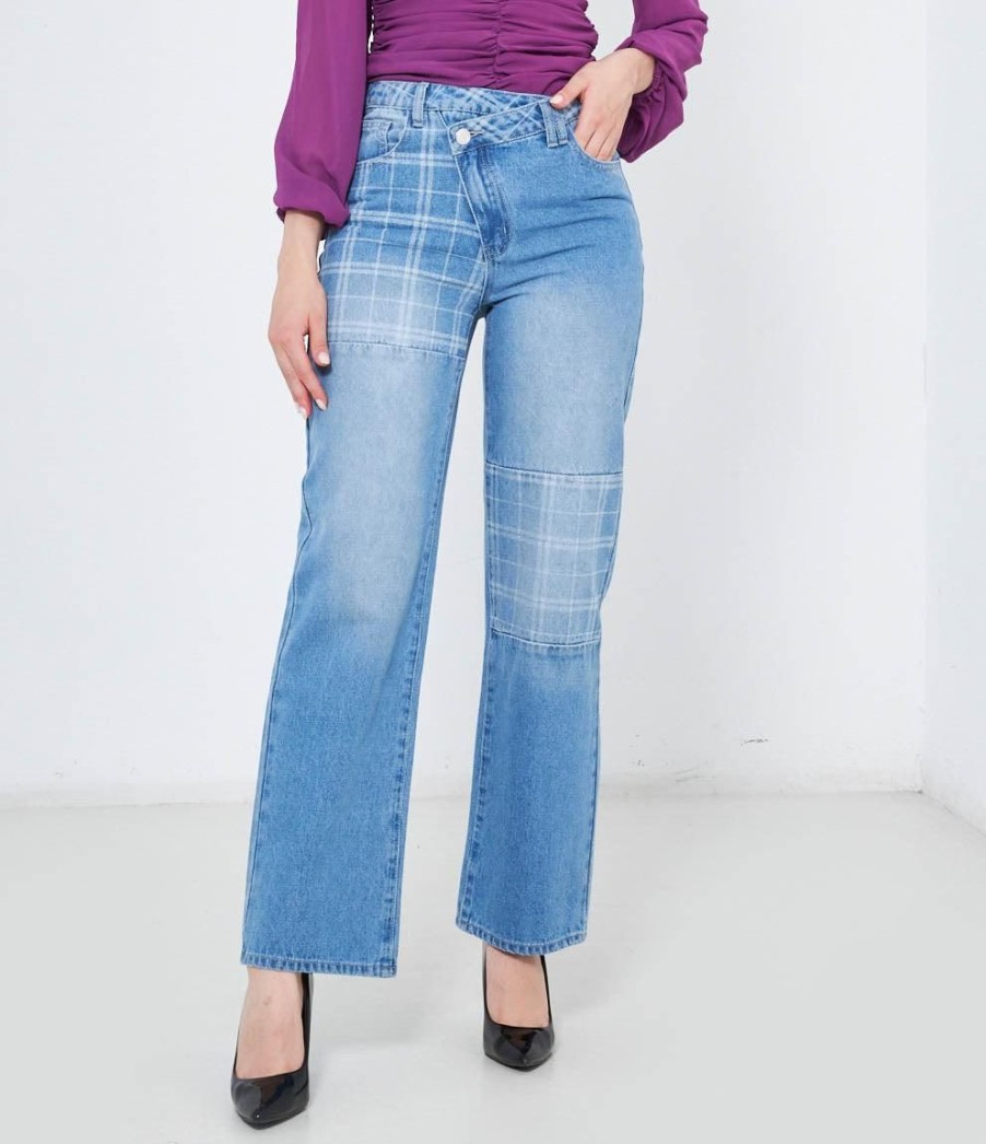 Clearance Zuiki Italia Jeans Patchwork Blu