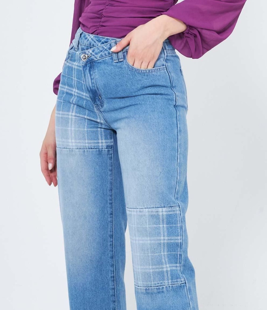 Clearance Zuiki Italia Jeans Patchwork Blu