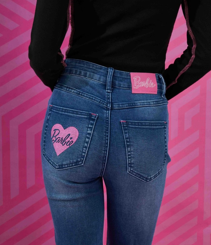 Wholesale Zuiki Jeans Barbie Flare Blu