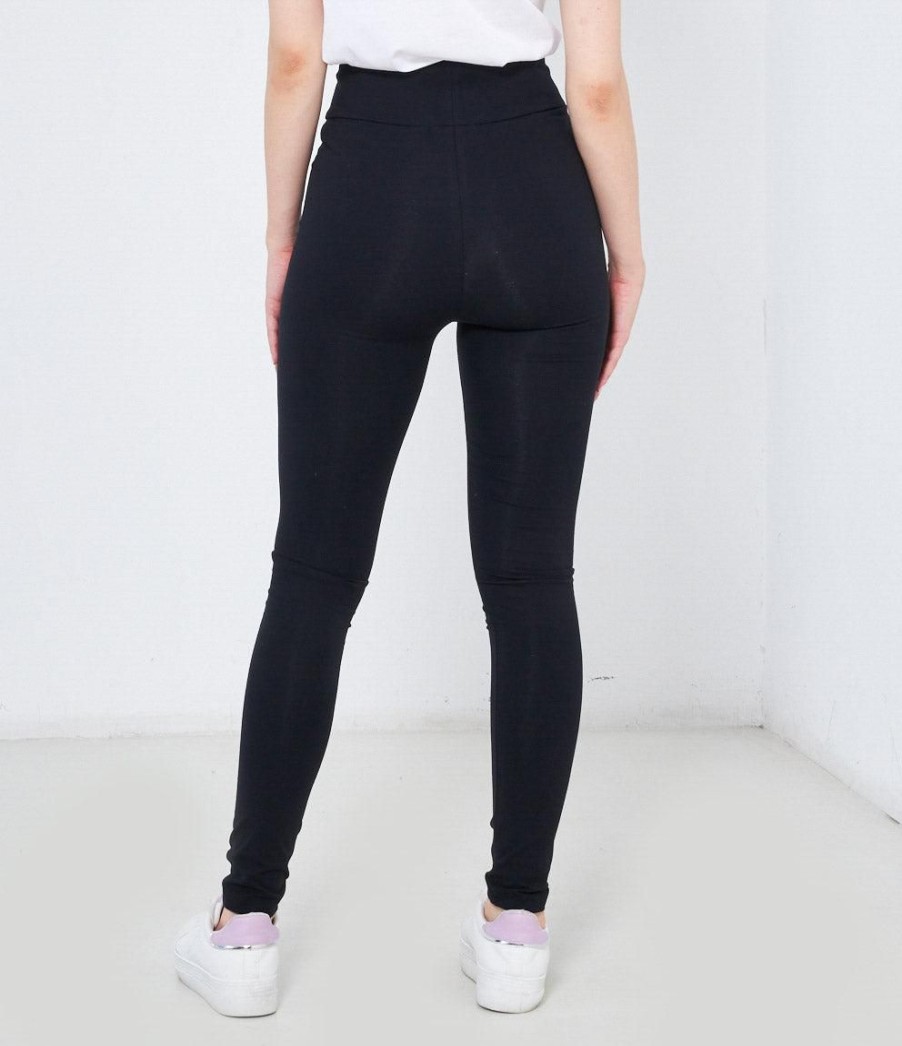 New Zuiki Italia Leggings A Vita Alta Nero