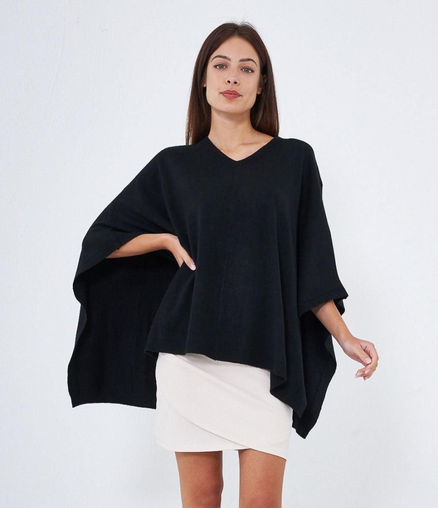 Clearance Zuiki Italia Poncho In Viscosa