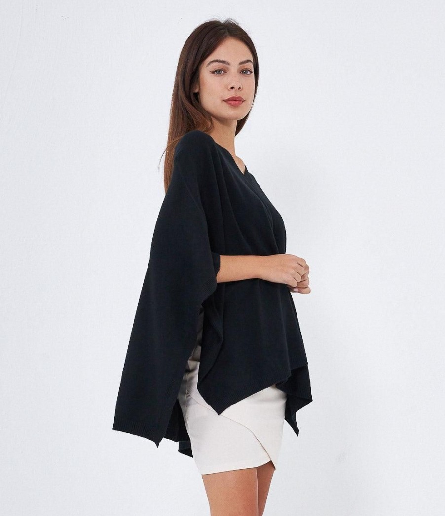 Clearance Zuiki Italia Poncho In Viscosa