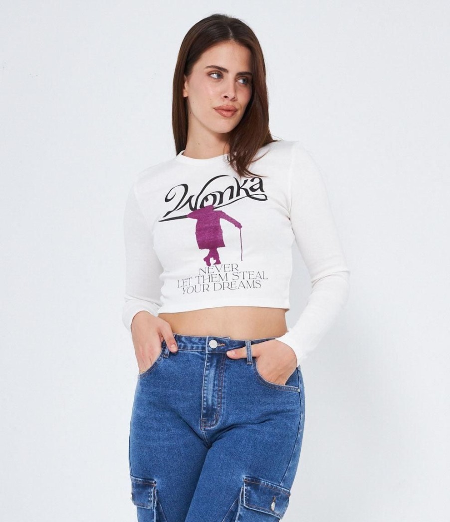 Hot Zuiki Italia Maglia Crop Willy Wonka Unico